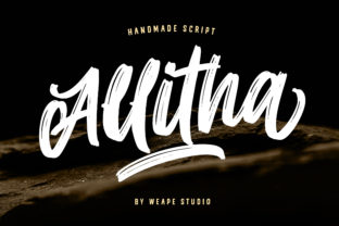 Allitha Script: The Bold, Personal Touch Your Designs Need