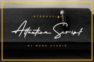 Attention Script: Fresh Handwritten Elegance