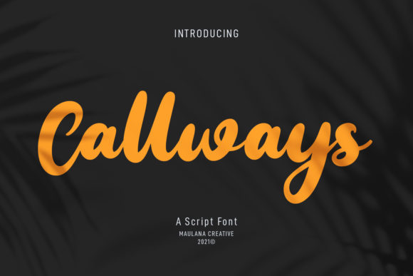 Callways Script: Infusing Handwritten Charm into Your Designs