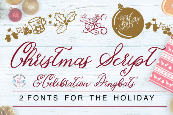 Christmas Duo Script: A Friendly Pairing for Festive Branding