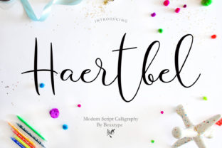 Discover Haertbel Script: The Sweet, Charming Typeface for Your Brand