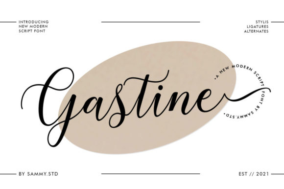 Gastine Script: A Fresh Take on Classic Calligraphy