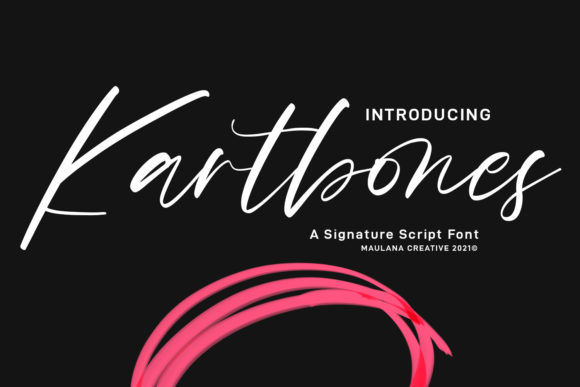 Kartbones Script: A Font That Feels Like a Handwritten Hug