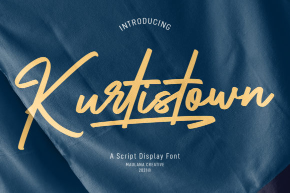 Kurtistown Script: A Creative Font That Dances on the Page