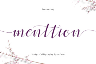 Menttion Script: Beyond the Standard Handwritten Font