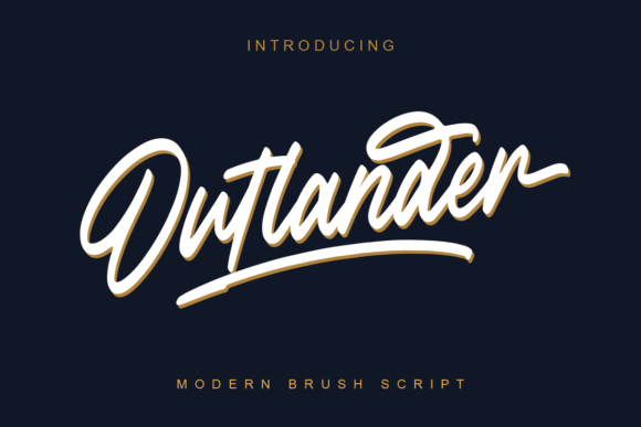 Outlander Brush Script: Vintage Charm for Modern Designers