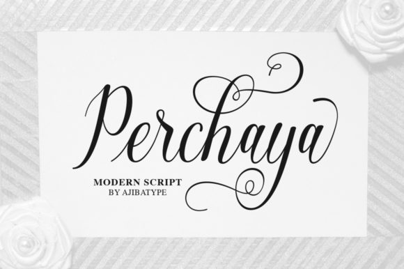 Perchaya Script: More Than Just a Pretty Handwritten Font