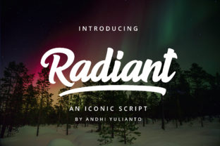 Radiant Script: A Vintage Font for Modern Designs