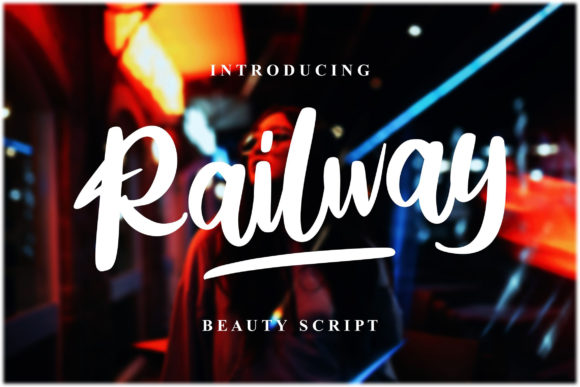 Railway Script: The Handwritten Font with Timeless Style