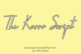 The Karrs Script: A Handwritten Font for Standout Designs