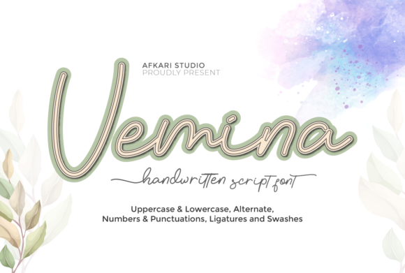 Vemina Script: The Sweet Handwritten Font for Authentic Design