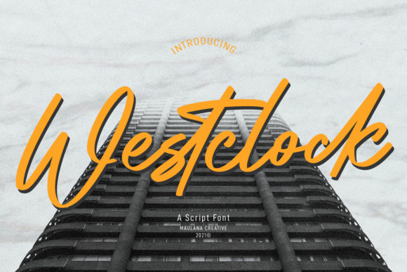 Westclock Script: The Elegant Flow for Modern Design